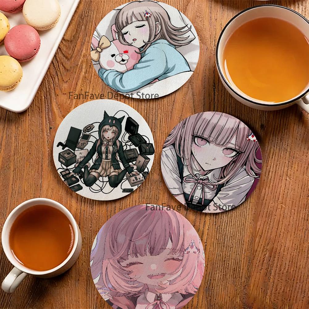 Wine N Beer - D-Danganronpa N-Nanami Chiaki 2D Pattern round