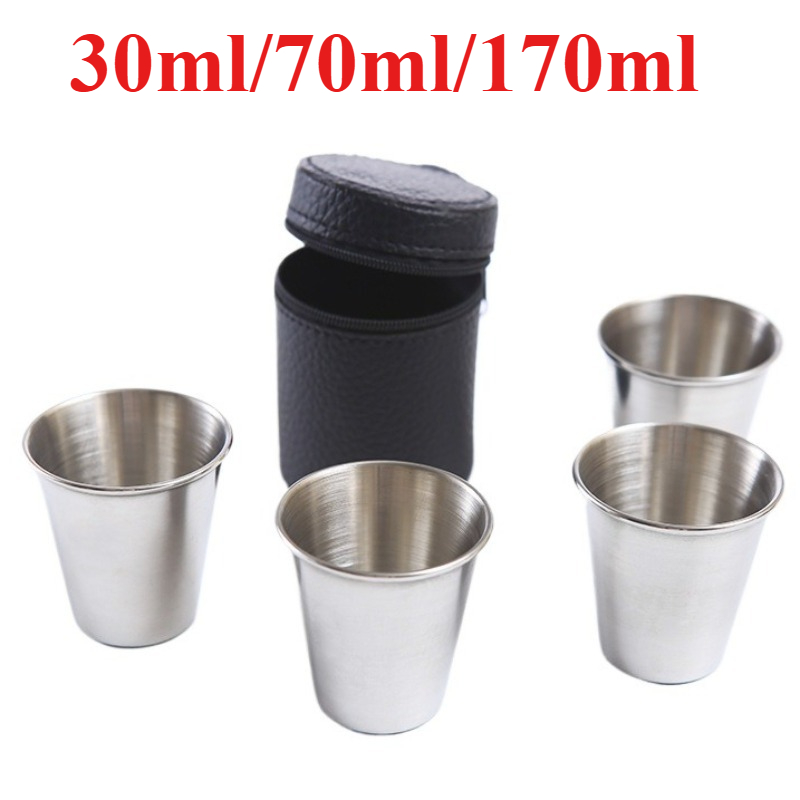 4Pcs/Set Outdoor Stainless Ste - Beer Flight Set review and price
