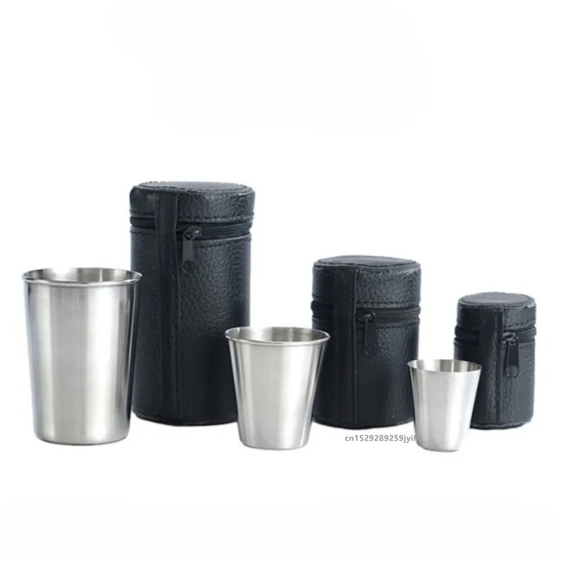 4Pcs/Set Outdoor Stainless Ste - Beer Flight Set review and price