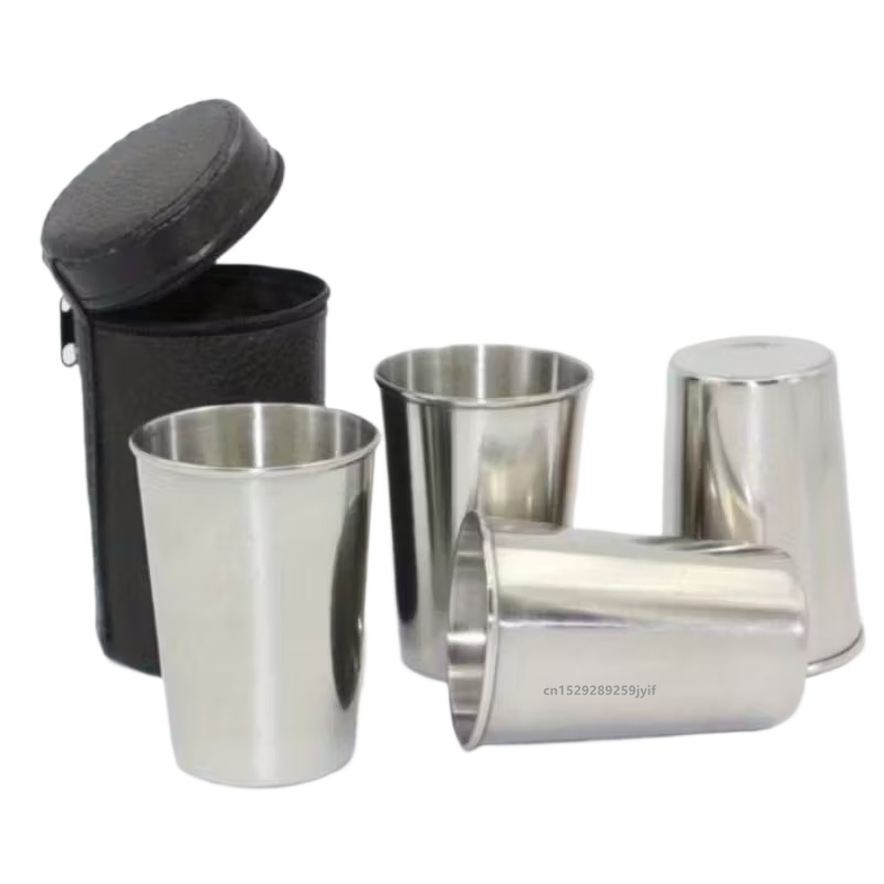 Set of 4 Stainless Steel Outdo - Beer Flight Set review and price