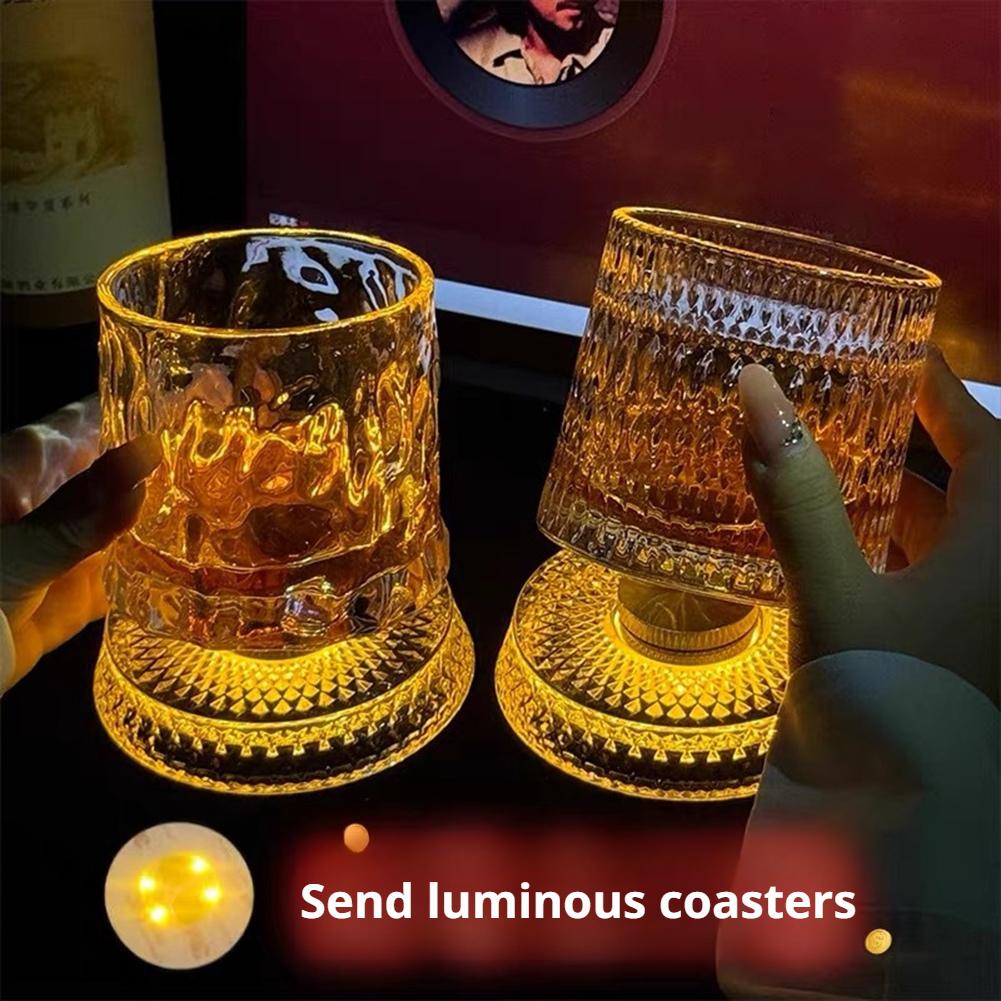 Rotating Whiskey Glass Creativ - Wine Beer Glass review and price