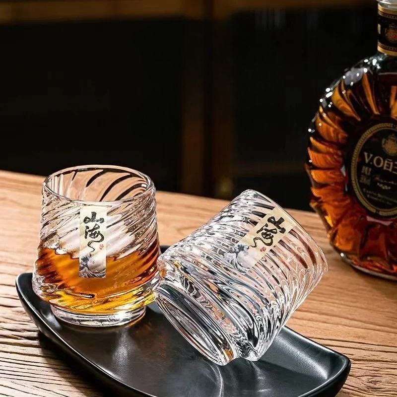 Glass Whiskey Cup Set Shanhai  - Wine Beer Glass review and price