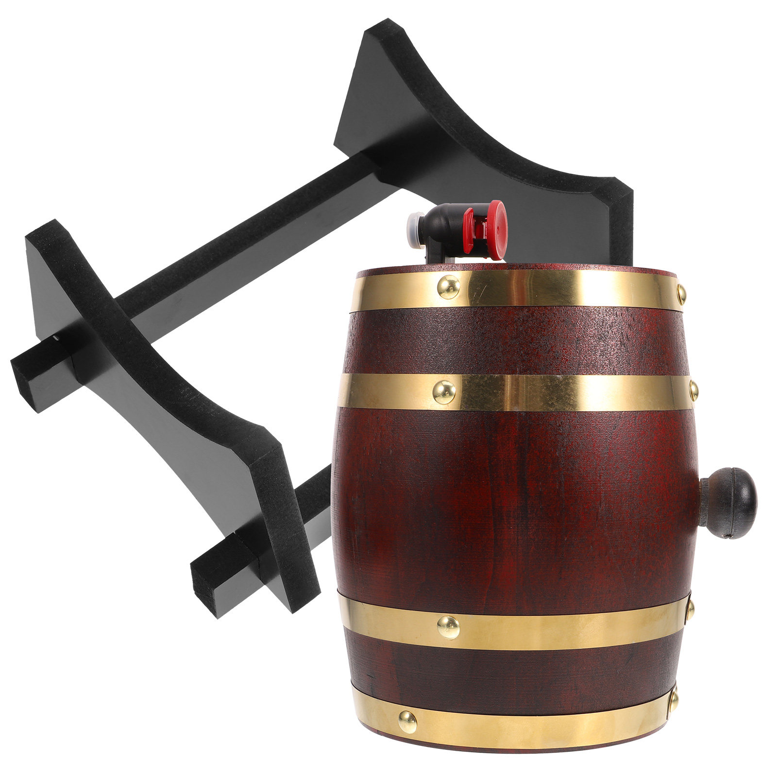 1Set Wood Wine Barrel 1L Red W - Wine Beer Whiskey review and price