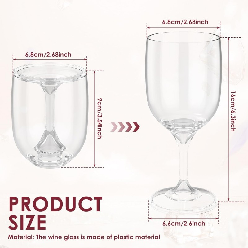Folding Wine Glass Transparent - Wine & Beer Guayaquil review and price
