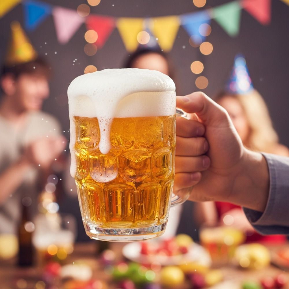 Creative Imitation Glass Plast - Beer Mug Handled review and price