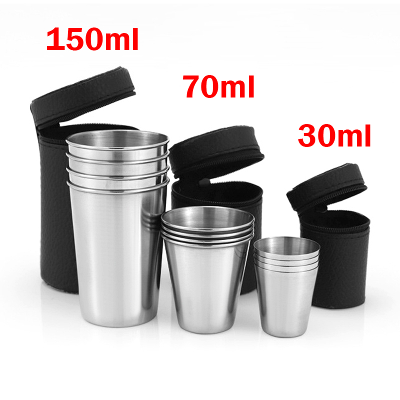 4Pcs/Set Outdoor Stainless Ste - Beer Flight Set review and price