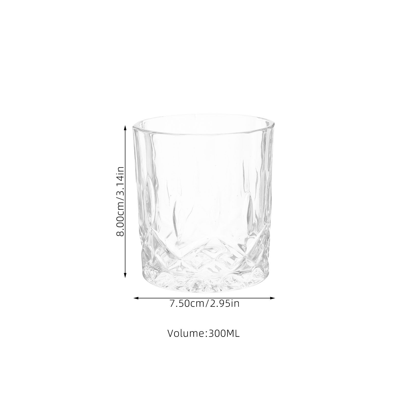 6Pcs Whiskey Glass Set Unique  - Wine Beer Glass review and price