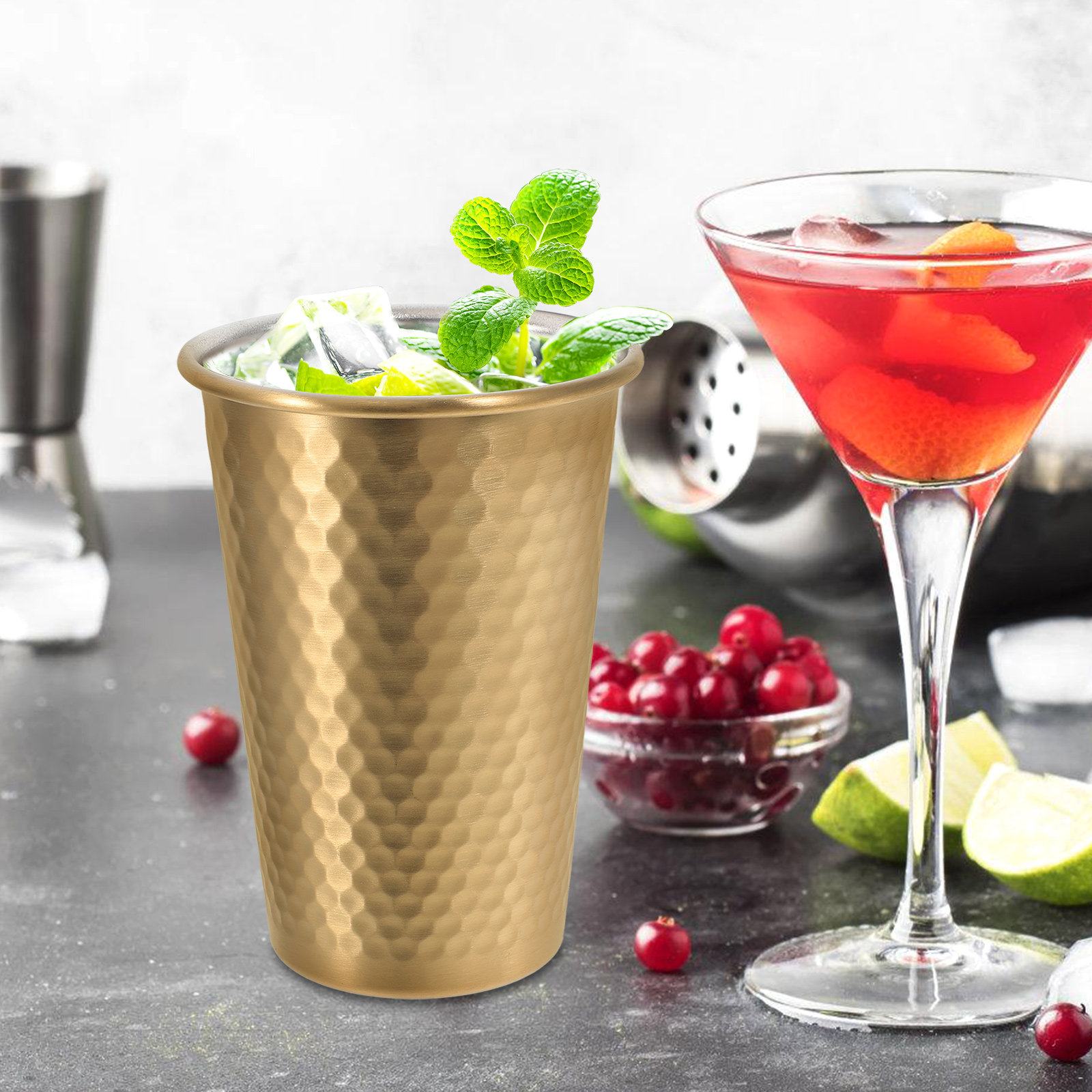 Stainless Steel Beer Cup 400Ml - Wine Beer Glass review and price
