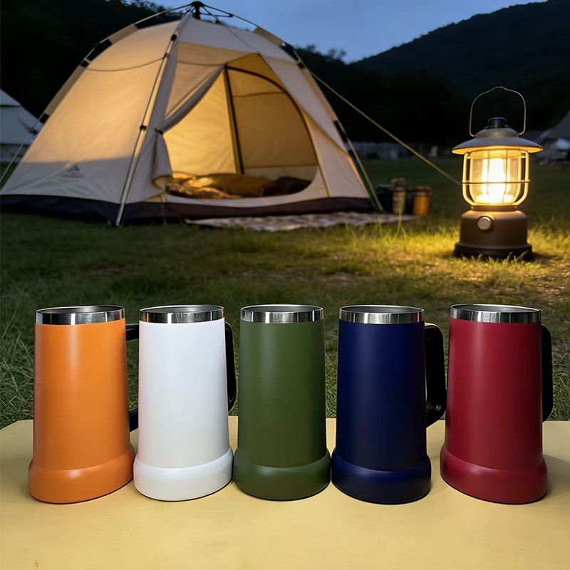 Insulated Stainless Steel Beer - Beer Mug Handled review and price
