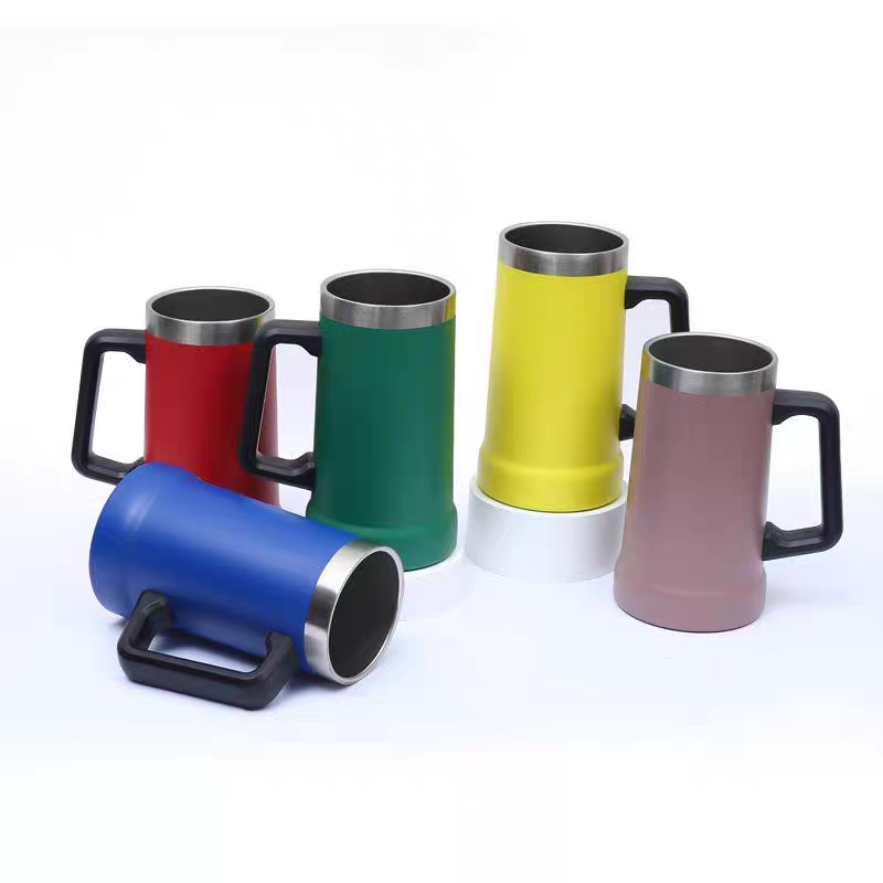 Insulated Stainless Steel Beer - Beer Mug Handled review and price