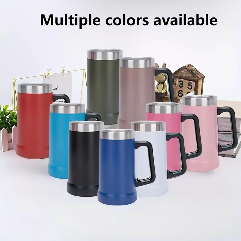 Insulated Stainless Steel Beer - Beer Mug Handled review and price