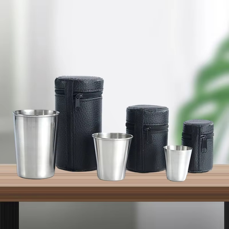 Stainless Steel Cups Mini Set  - Beer Flight Set review and price