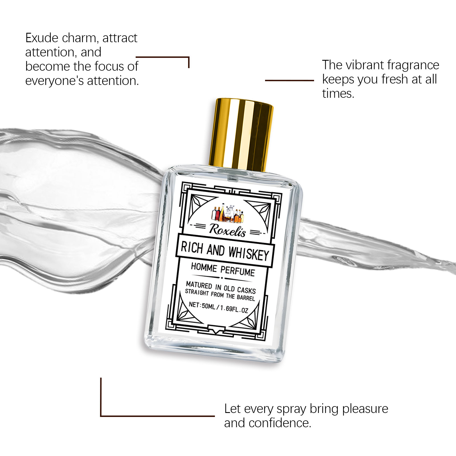 Roxelis 50ml Charm Whisky Men' - Wine&Beer Mouton review and price