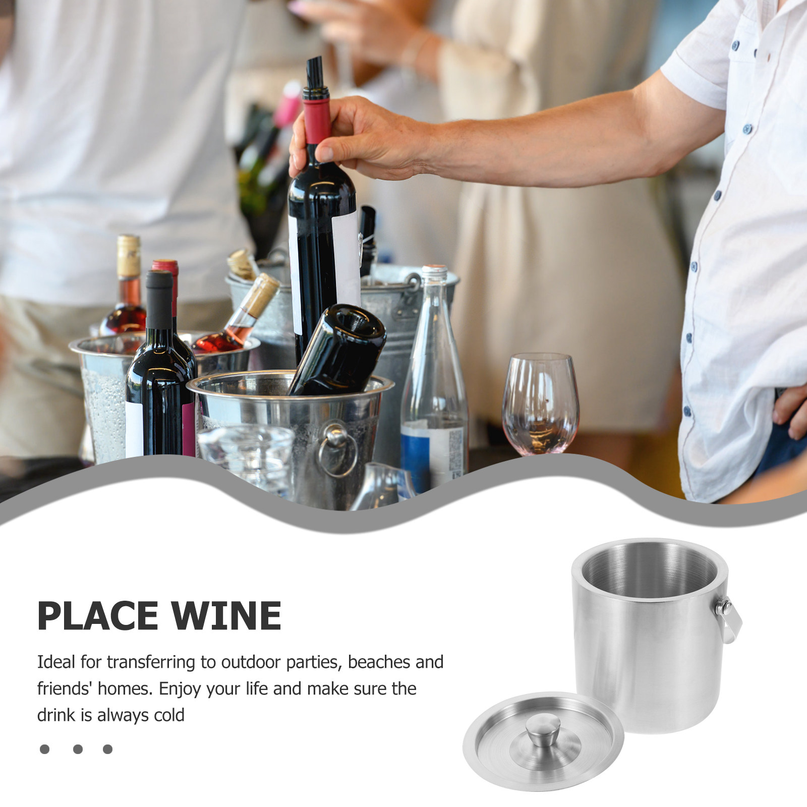 Stainless Steel Insulated Ice  - Wine Beer Restaurant review and price