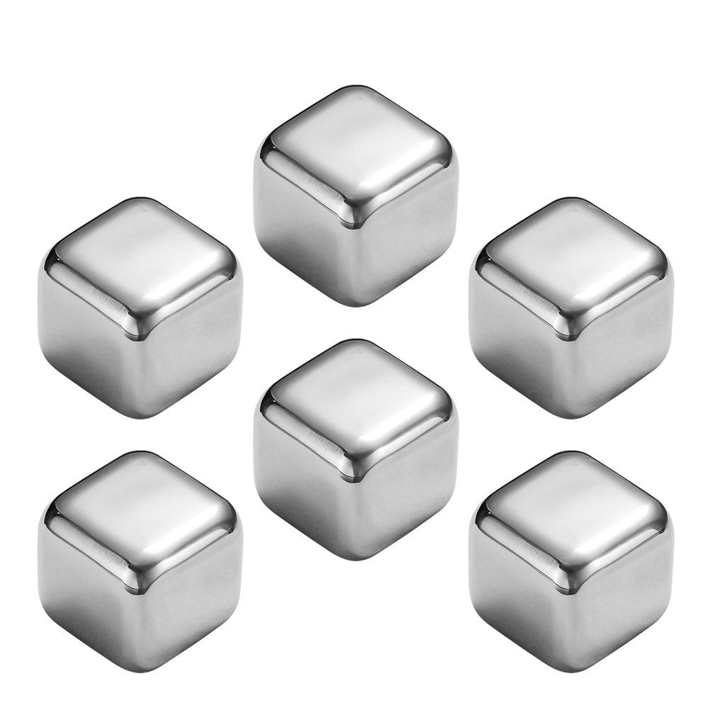 6Pcs Stainless Steel Wine Rock - Wine Beer Whiskey review and price